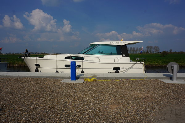 Fishing from a motor boat